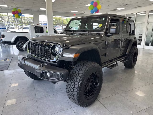 2026 Granite Crystal Metallic Clearcoat Jeep Wrangler Willys 4X4 Convertible
