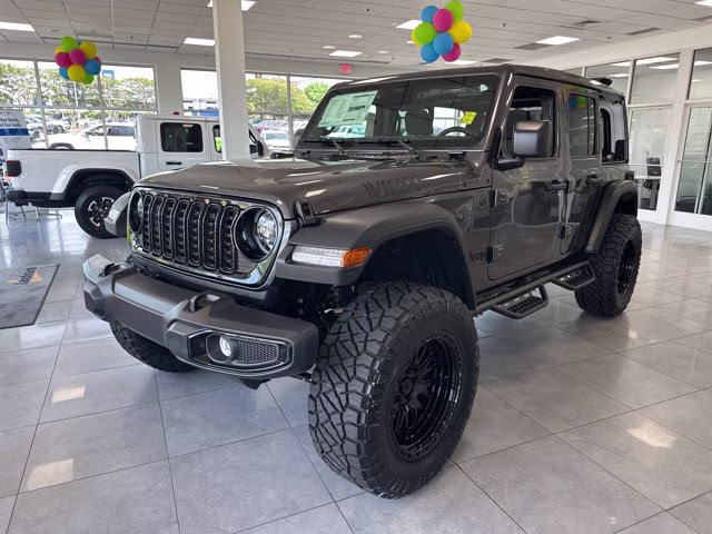2026 Granite Crystal Metallic Clearcoat Jeep Wrangler Willys 4X4 Convertible