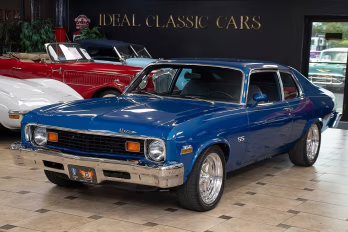 1973 Blue Chevrolet Nova SS Restomod - LS3 Crate Engine Coupe