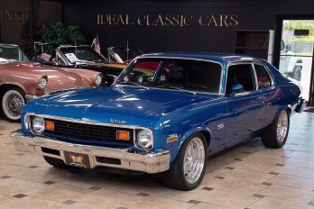 1973 Blue Chevrolet Nova SS Restomod - LS3 Crate Engine Coupe