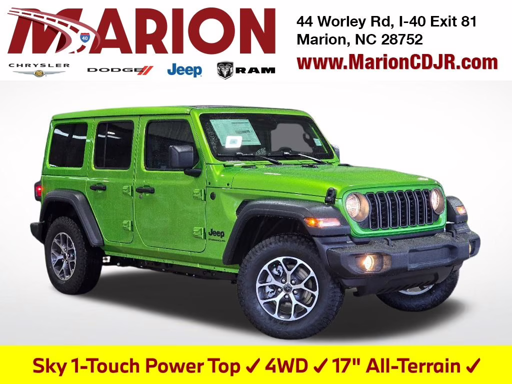 2026 Mojito Clearcoat Jeep Wrangler Sport S 4X4 SUV