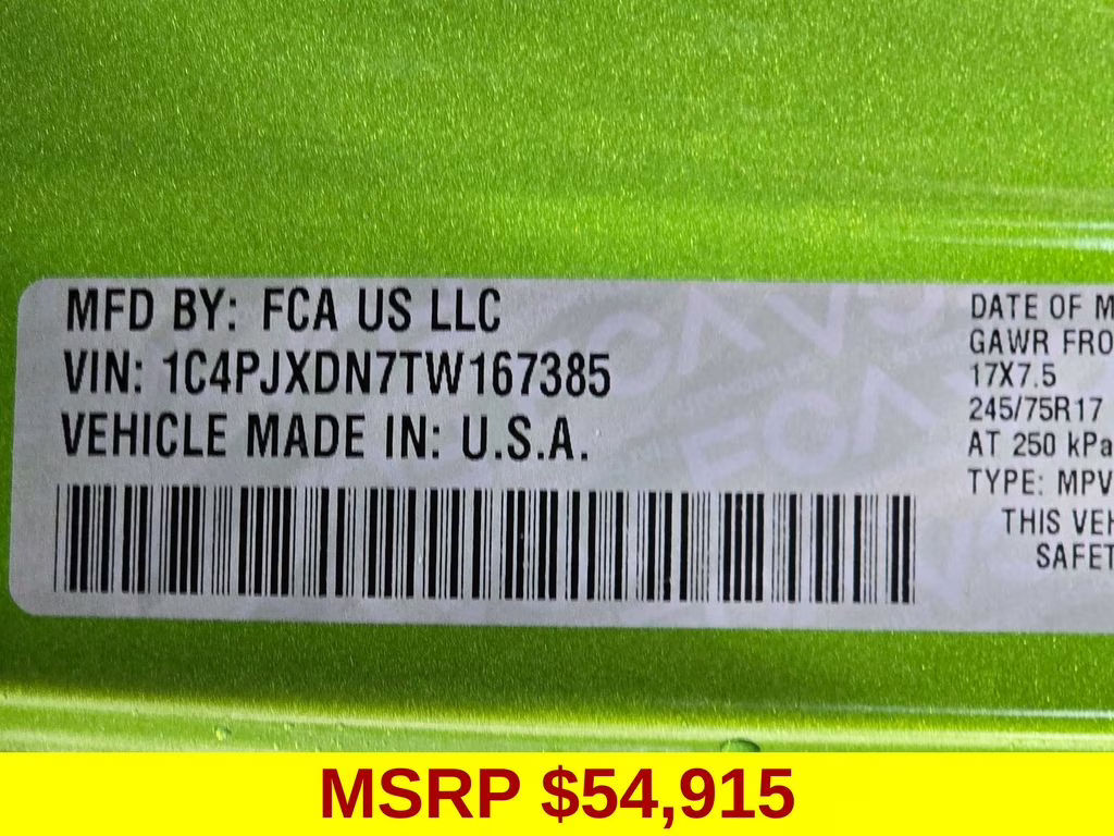 2026 Mojito Clearcoat Jeep Wrangler Sport S 4X4 SUV