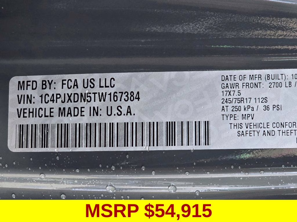 2026 Anvil Clear Coat Jeep Wrangler Sport S 4X4 SUV