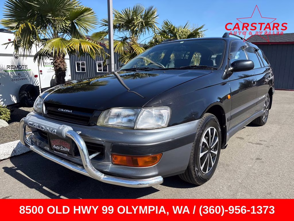 1996 Black Toyota Caldina All-Trac Crossover