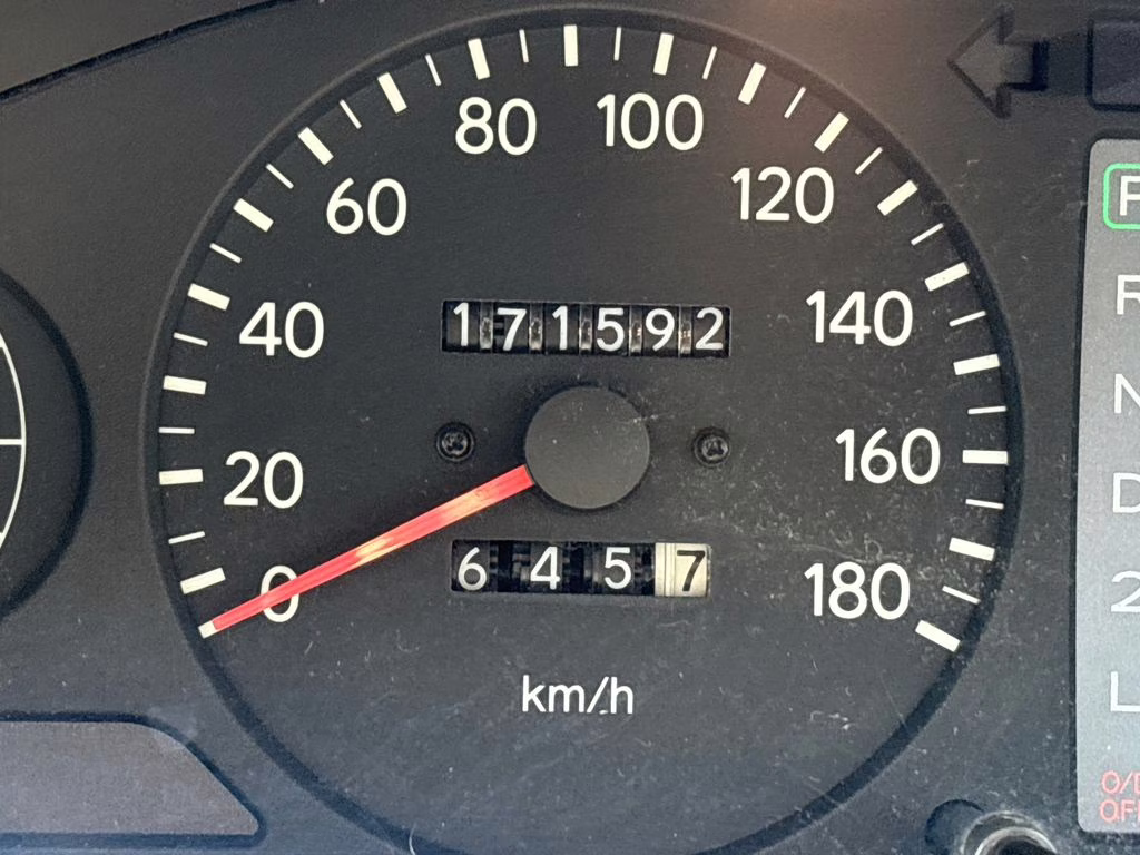 1996 Black Toyota Caldina All-Trac Crossover