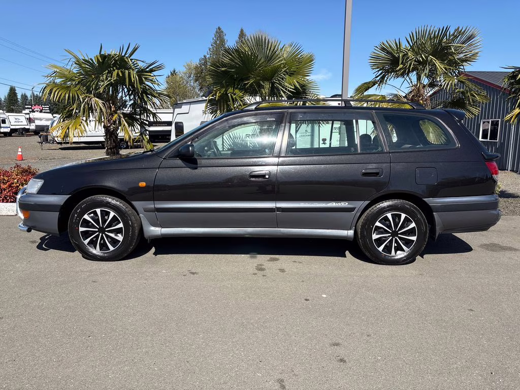1996 Black Toyota Caldina All-Trac Crossover