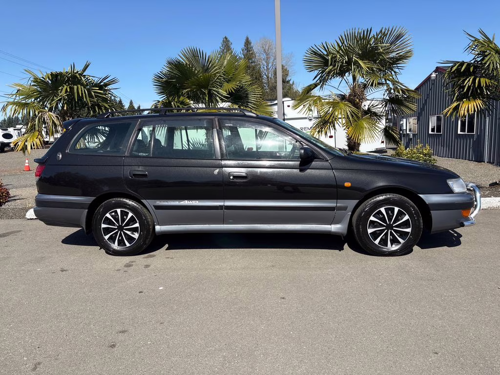 1996 Black Toyota Caldina All-Trac Crossover