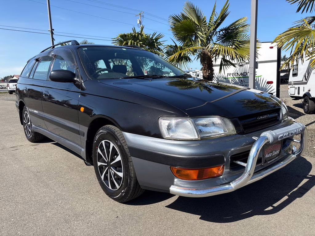 1996 Black Toyota Caldina All-Trac Crossover