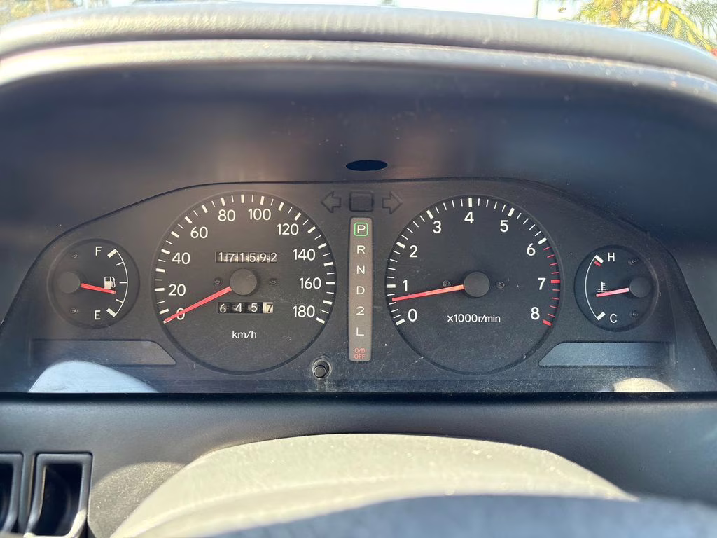 1996 Black Toyota Caldina All-Trac Crossover