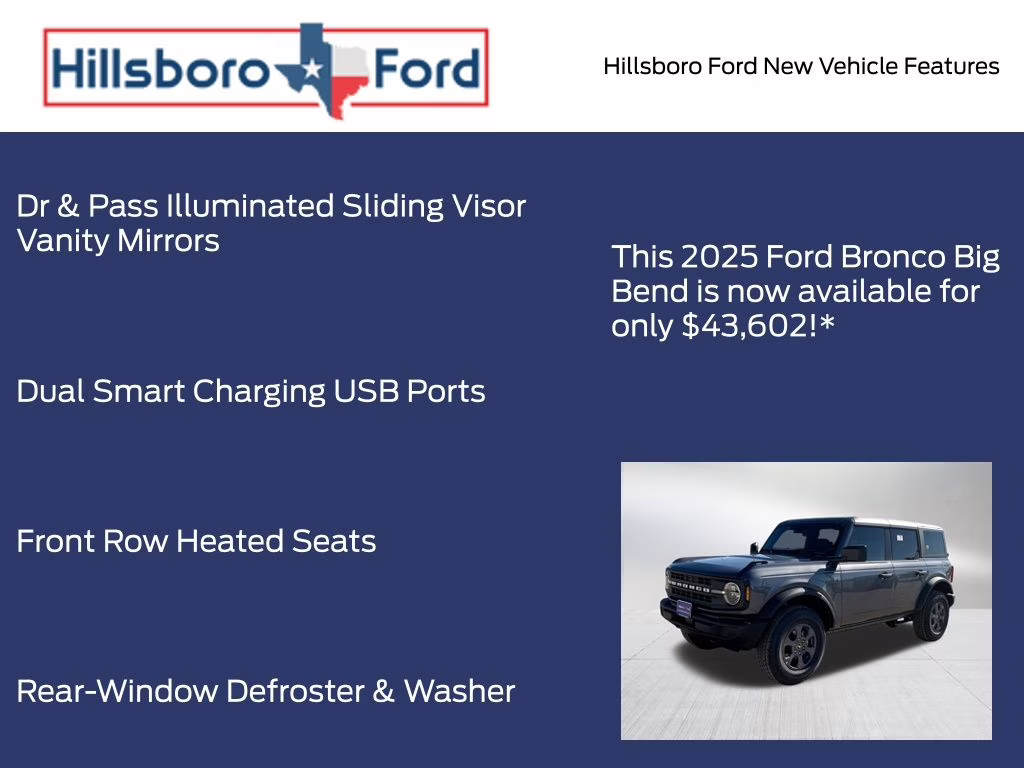 2025 Carbonized Gray Metallic Ford Bronco Big Bend 4X4 SUV