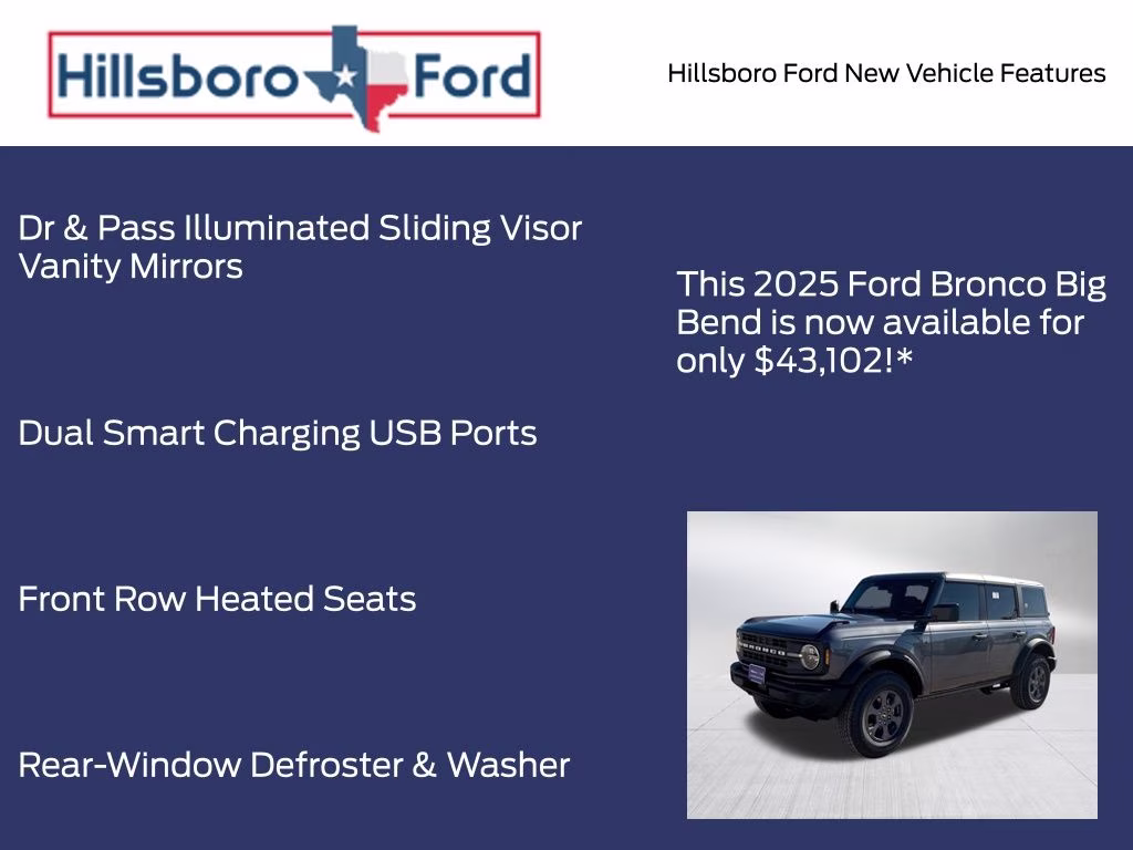2025 Carbonized Gray Metallic Ford Bronco Big Bend 4X4 SUV