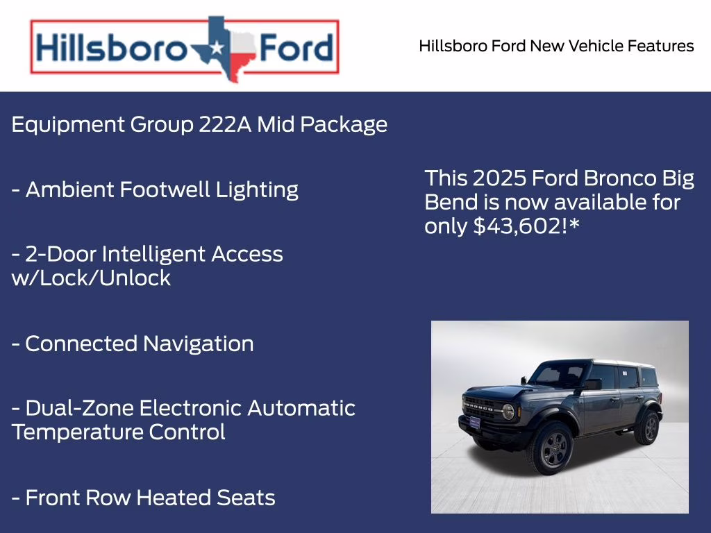 2025 Carbonized Gray Metallic Ford Bronco Big Bend 4X4 SUV