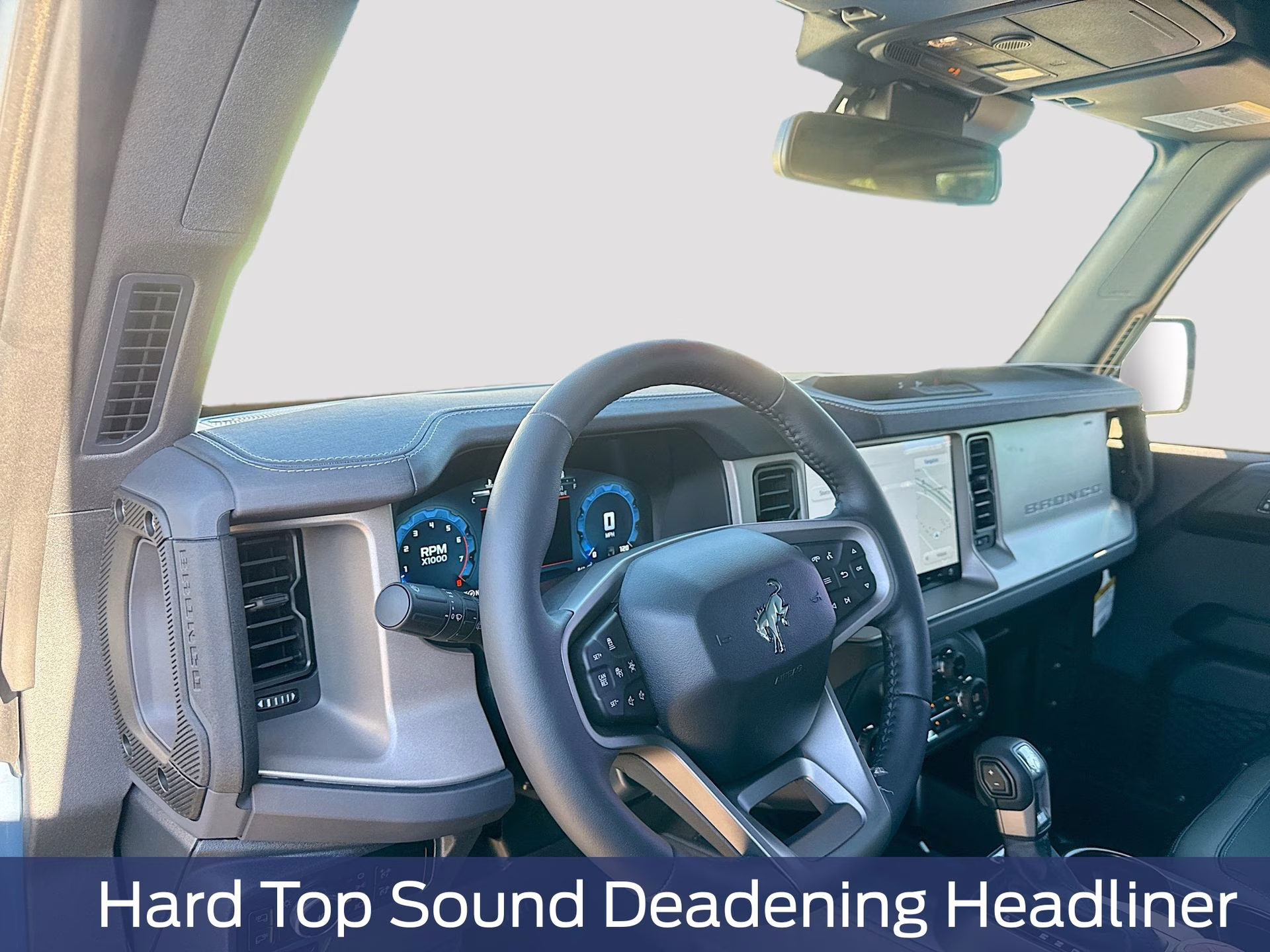 2025 Azure Gray Metallic Tri-Coat Ford Bronco Outer Banks 4X4 SUV