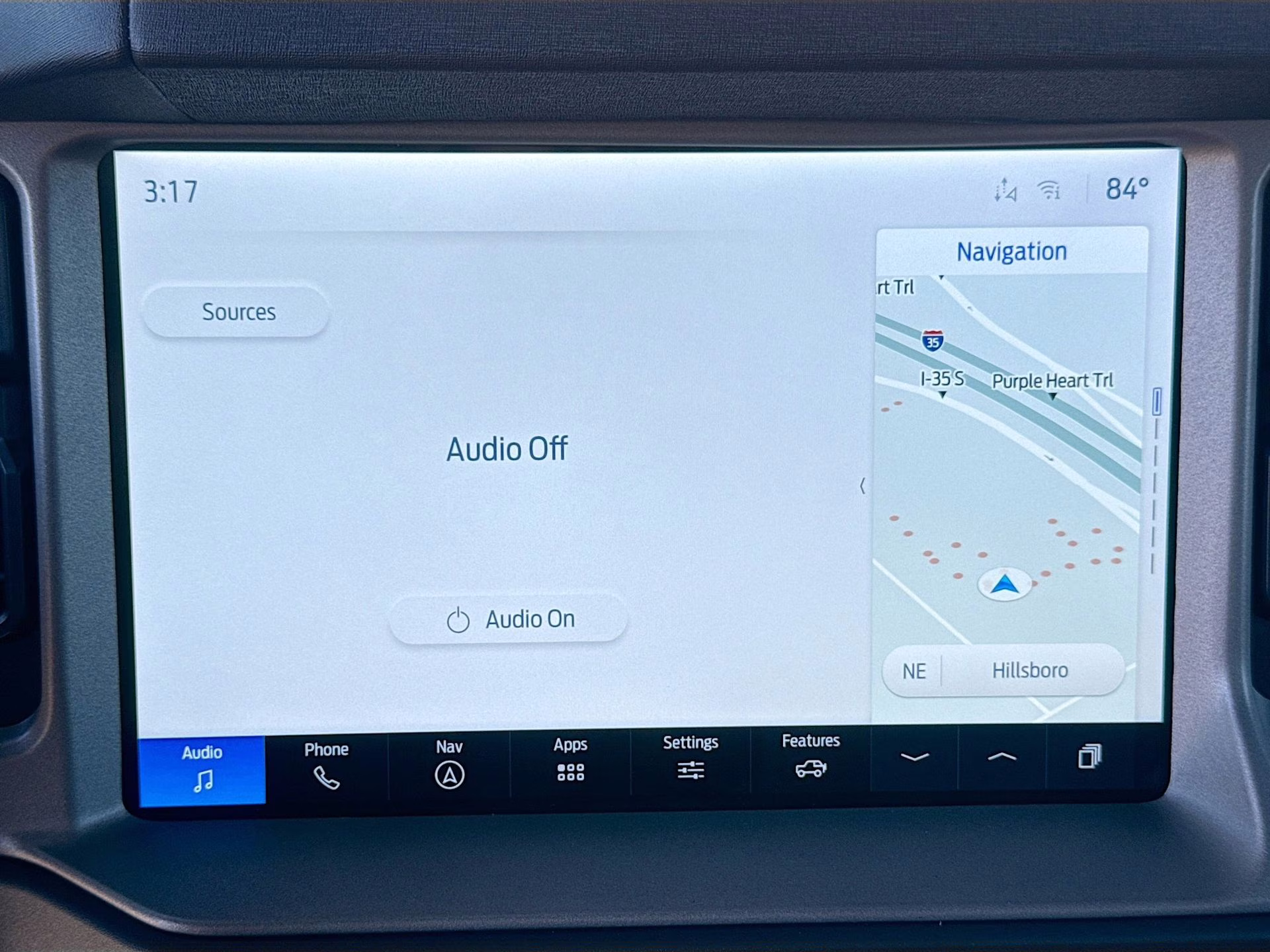 2025 Azure Gray Metallic Tri-Coat Ford Bronco Outer Banks 4X4 SUV