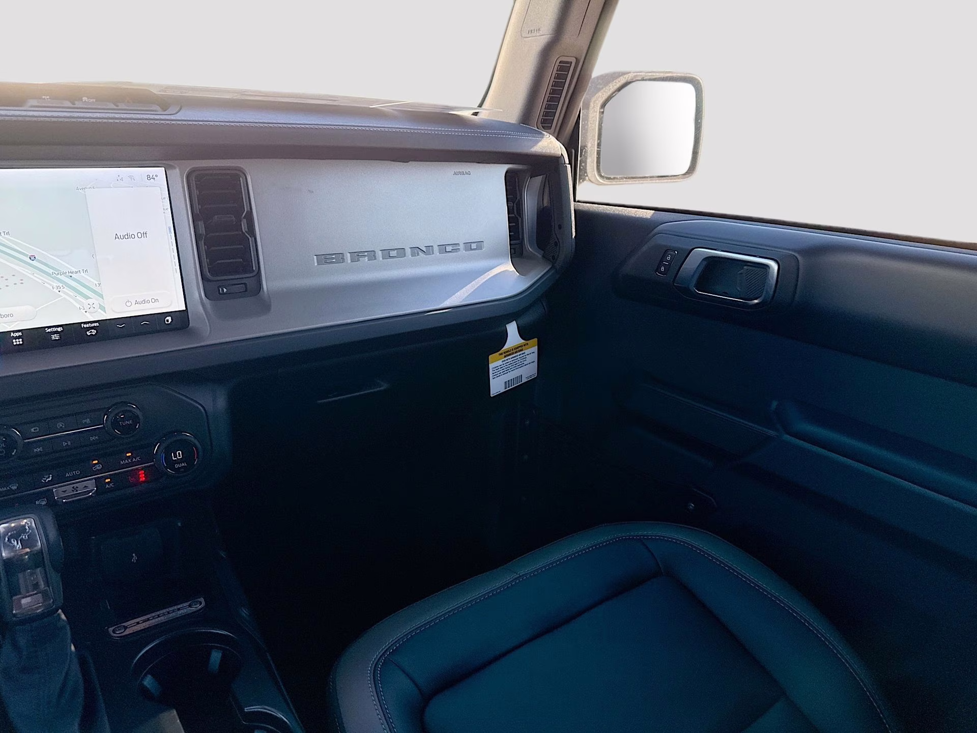 2025 Azure Gray Metallic Tri-Coat Ford Bronco Outer Banks 4X4 SUV