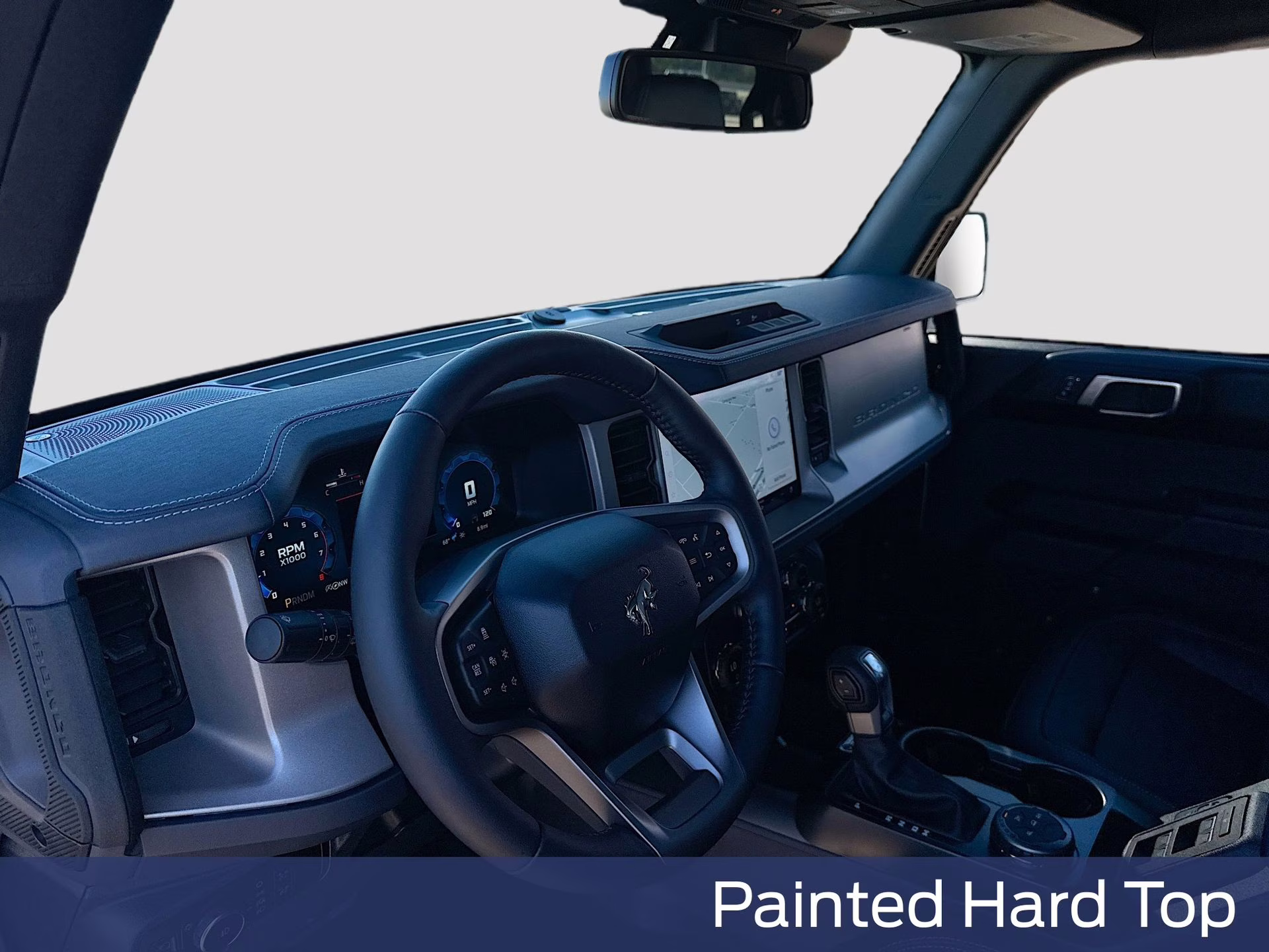 2025 Azure Gray Metallic Tri-Coat Ford Bronco Outer Banks 4X4 SUV