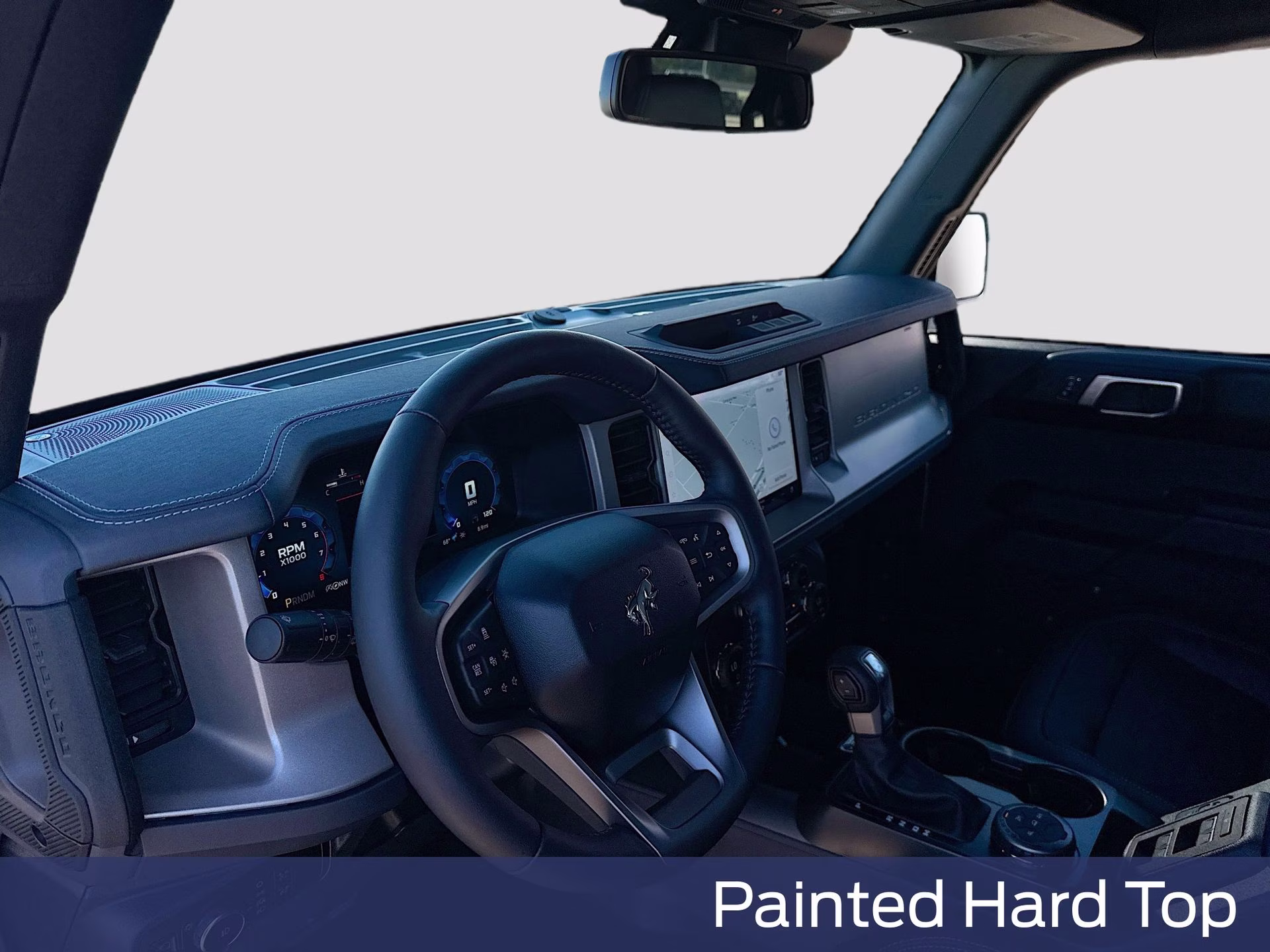 2025 Azure Gray Metallic Tri-Coat Ford Bronco Outer Banks 4X4 SUV