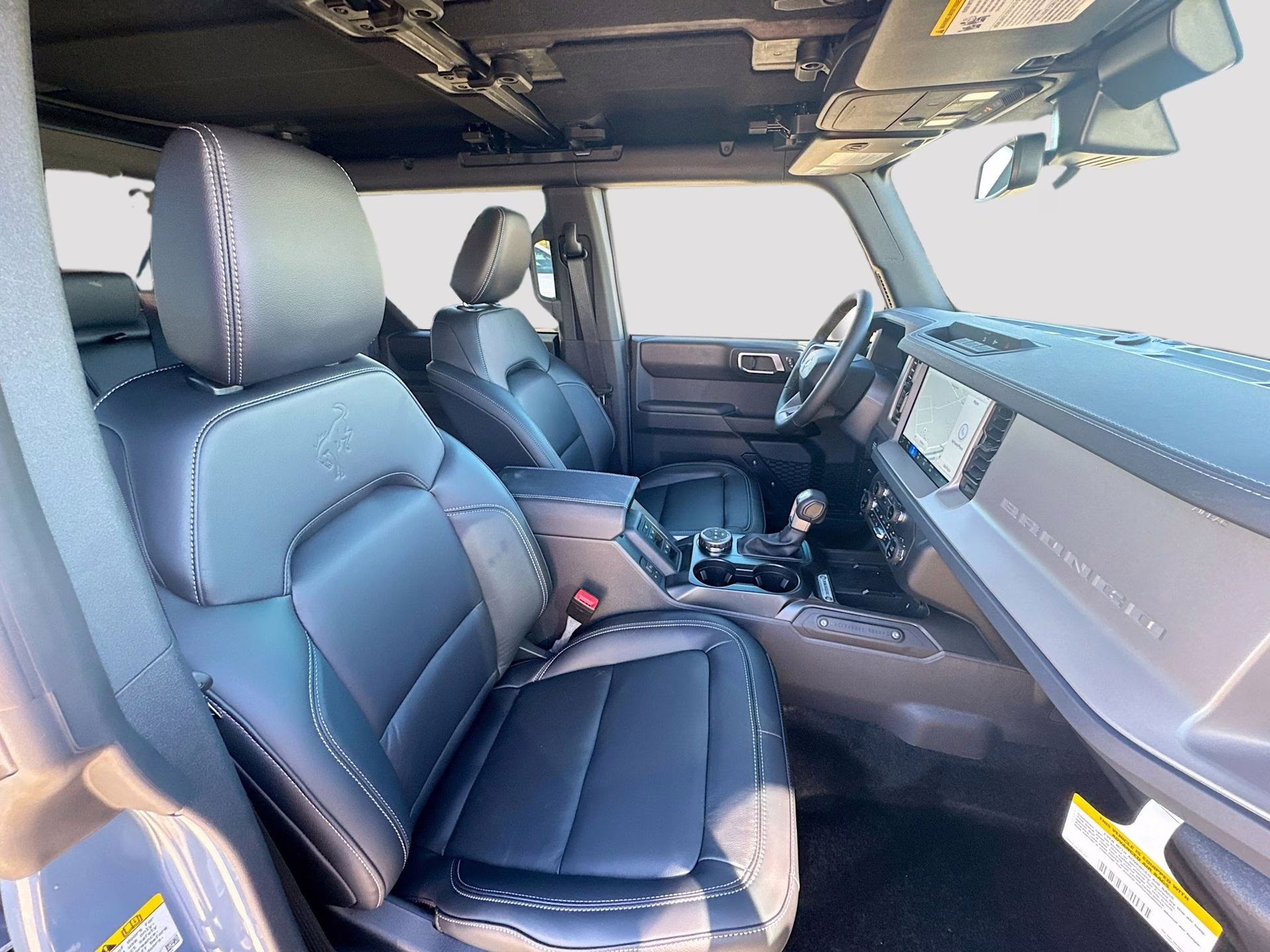 2025 Azure Gray Metallic Tri-Coat Ford Bronco Outer Banks 4X4 SUV