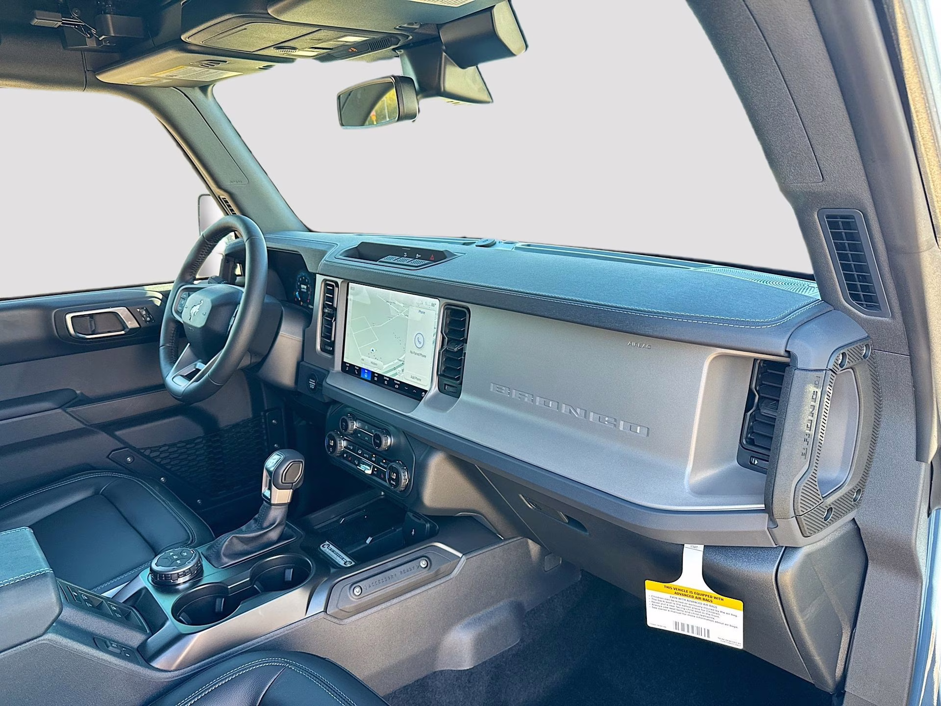 2025 Azure Gray Metallic Tri-Coat Ford Bronco Outer Banks 4X4 SUV