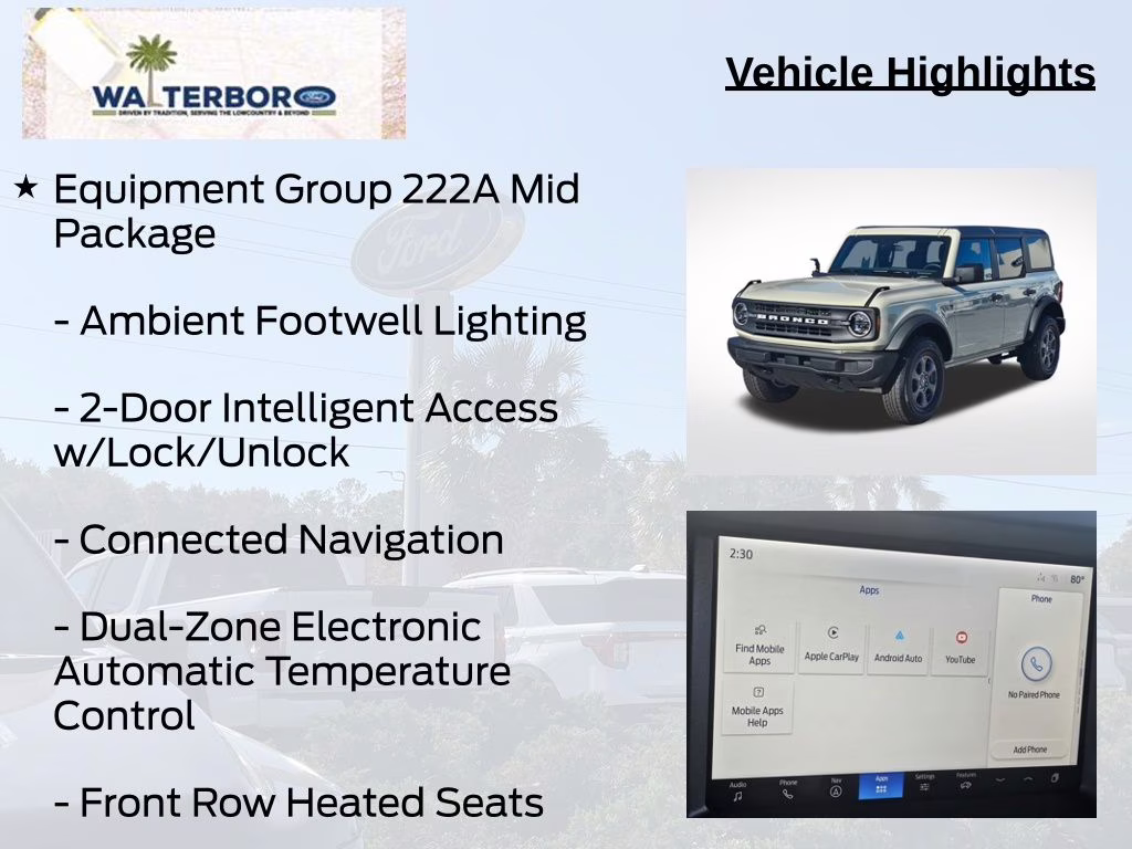 2025 Desert Sand Ford Bronco Big Bend 4X4 SUV