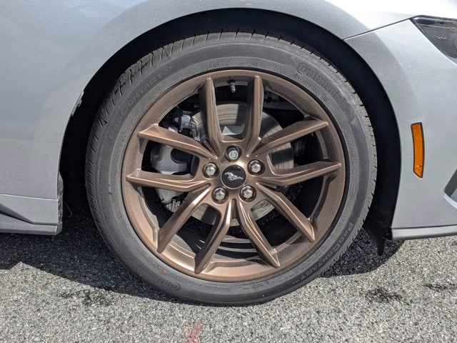 2025 Silver Metallic Ford Mustang EcoBoost Premium RWD Coupe