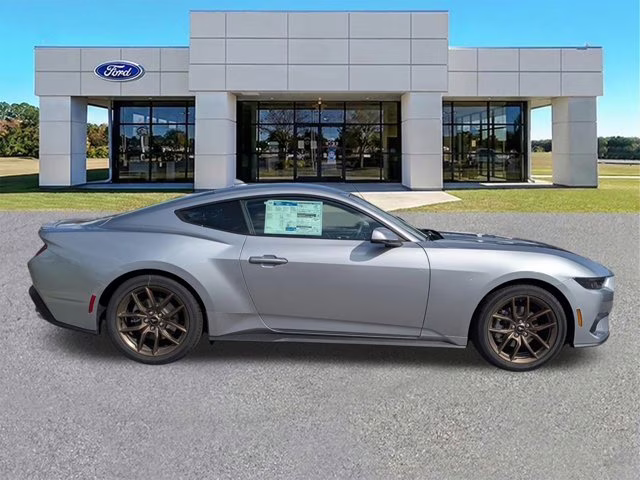 2025 Silver Metallic Ford Mustang EcoBoost Premium RWD Coupe
