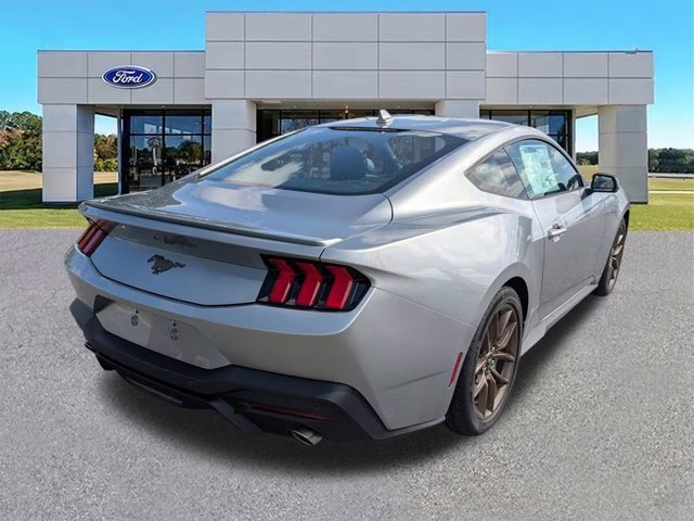 2025 Silver Metallic Ford Mustang EcoBoost Premium RWD Coupe