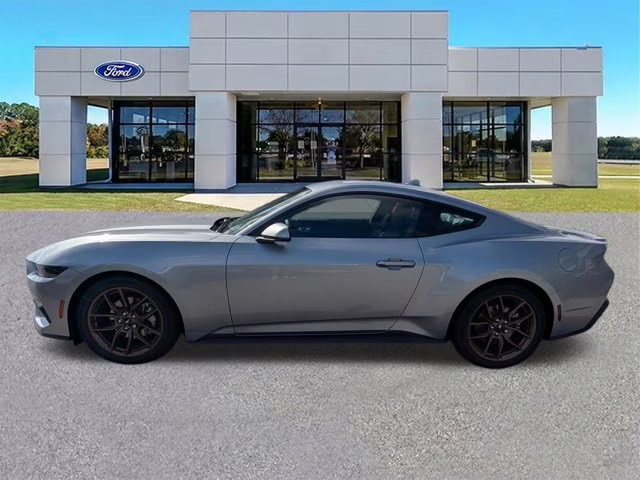 2025 Silver Metallic Ford Mustang EcoBoost Premium RWD Coupe