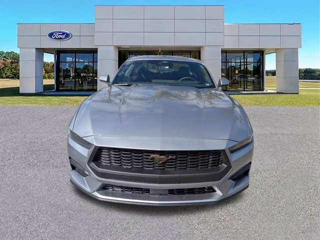 2025 Silver Metallic Ford Mustang EcoBoost Premium RWD Coupe