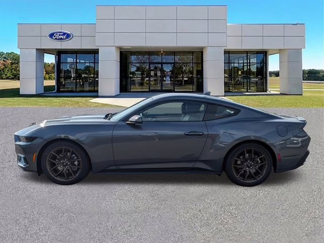 2025 Gray Metallic Ford Mustang EcoBoost Premium RWD Coupe