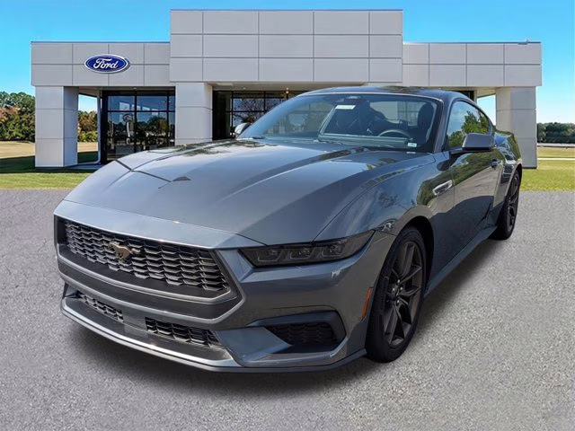 2025 Gray Metallic Ford Mustang EcoBoost Premium RWD Coupe