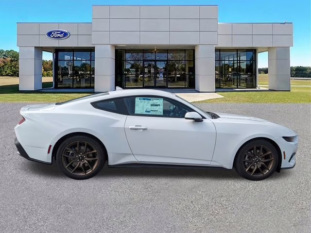 2025 Oxford White Ford Mustang EcoBoost Premium RWD Coupe