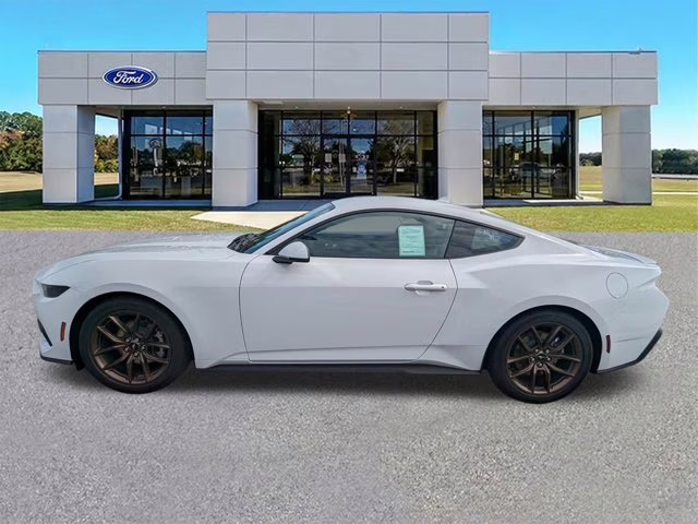 2025 Oxford White Ford Mustang EcoBoost Premium RWD Coupe