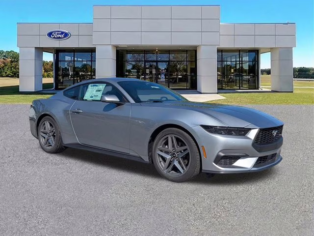 2025 Silver Metallic Ford Mustang EcoBoost Premium RWD Coupe