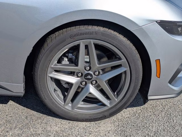 2025 Silver Metallic Ford Mustang EcoBoost Premium RWD Coupe