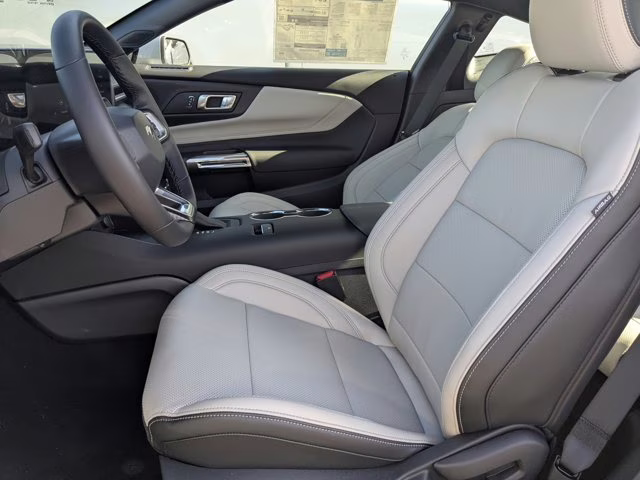 2025 Silver Metallic Ford Mustang EcoBoost Premium RWD Coupe