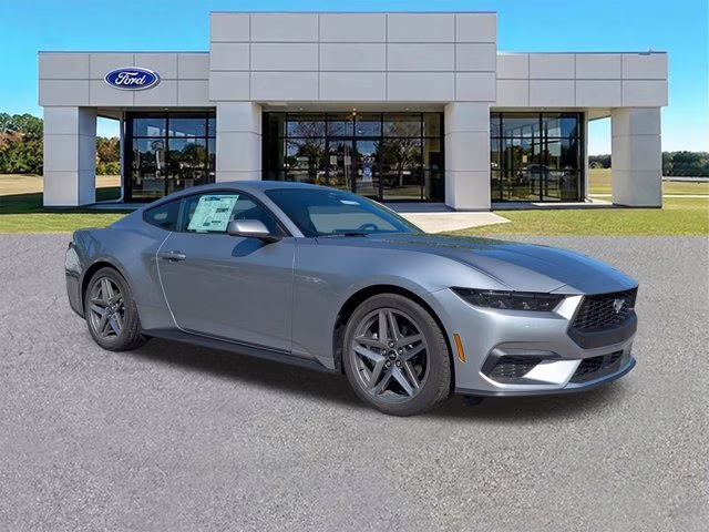 2025 Silver Metallic Ford Mustang EcoBoost Premium RWD Coupe