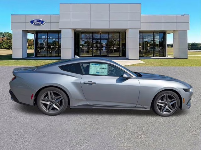 2025 Silver Metallic Ford Mustang EcoBoost Premium RWD Coupe