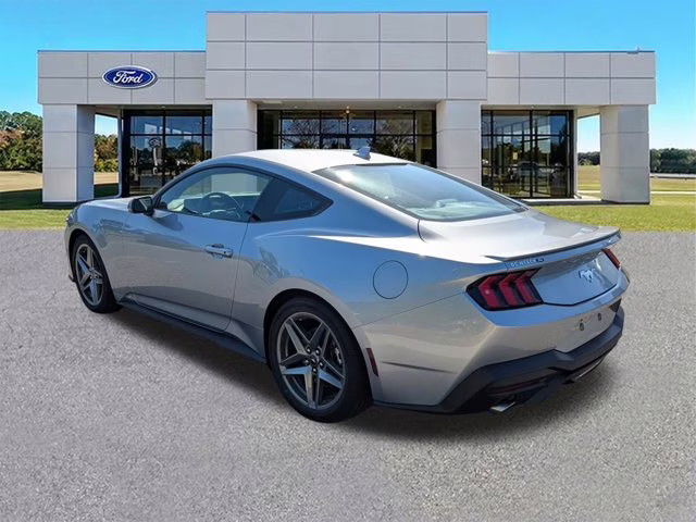 2025 Silver Metallic Ford Mustang EcoBoost Premium RWD Coupe