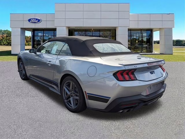 2025 Silver Metallic Ford Mustang GT Premium RWD Convertible