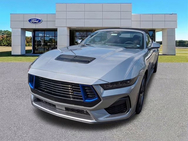 2025 Silver Metallic Ford Mustang GT Premium RWD Convertible
