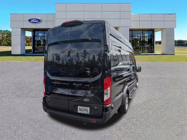 2024 Black Metallic Ford Transit Passenger Wagon XLT RWD Van