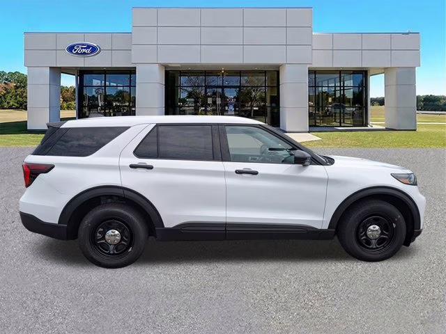 2025 Oxford White Ford Police Interceptor Utility AWD SUV