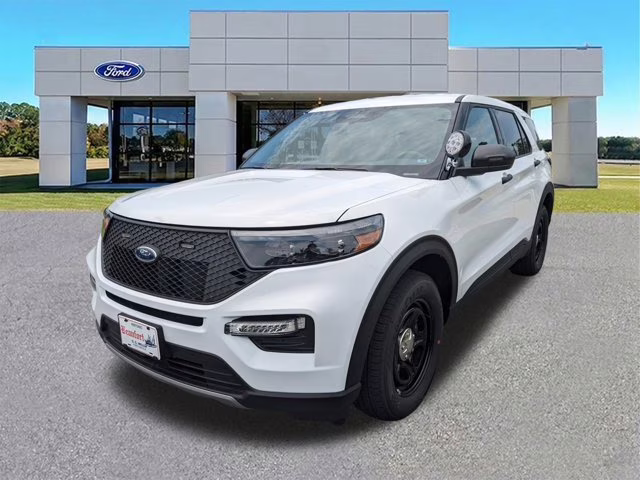 2025 Oxford White Ford Police Interceptor Utility AWD SUV