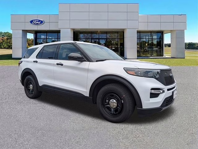 2025 Oxford White Ford Police Interceptor Utility AWD SUV