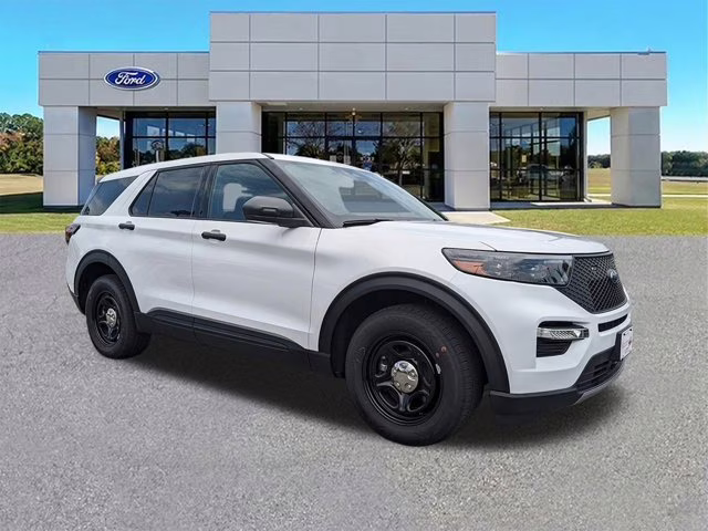 2025 Oxford White Ford Police Interceptor Utility AWD SUV