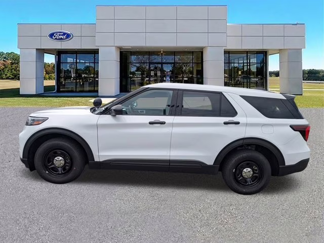 2025 Oxford White Ford Police Interceptor Utility AWD SUV