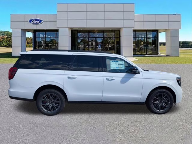 2025 Oxford White Ford Expedition Max Platinum 4X4 SUV