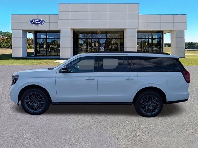 2025 Oxford White Ford Expedition Max Platinum 4X4 SUV