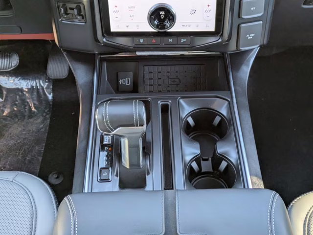 2025 White Metallic Ford F-150 Lightning Platinum AWD Truck